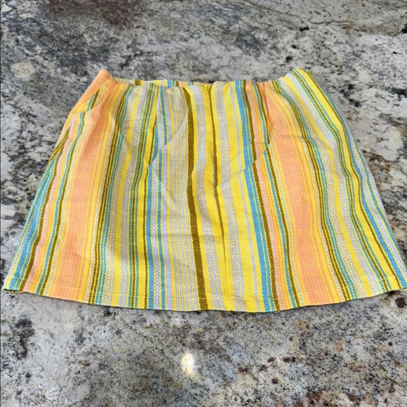 Striped Multicolor Skirt Girls Size 6X - Picture 2 of 2